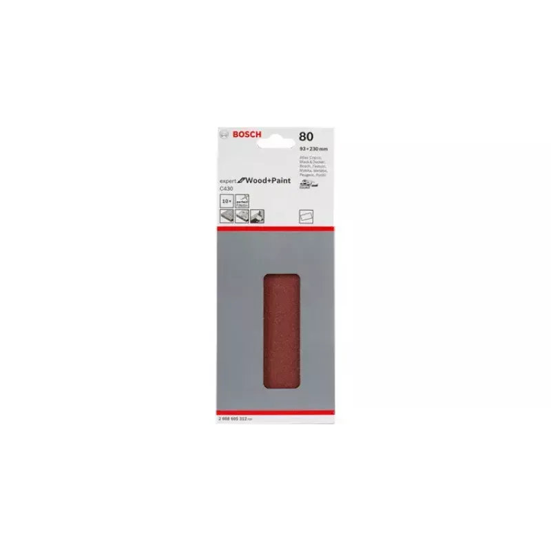 Slīpēšanas lapa Bosch C430 Expert for Wood and Paint 2608608X98