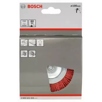 Stiepļu birste Bosch 2 608 622 055 10 cm diametrs 6 mm kāts
