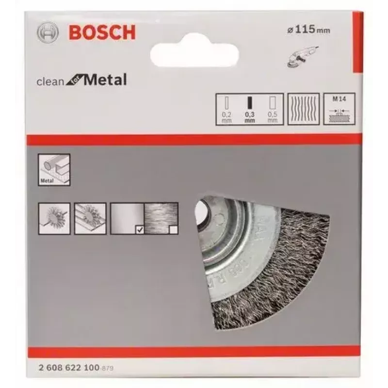 Stiepļu ritenis Bosch 2 608 622 100 11,5 cm Kāta diametrs 1,4 cm