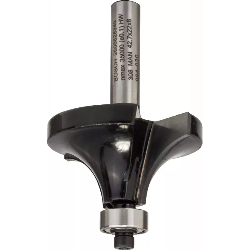 Bosch 2 608 628 345 frēzes uzgalis noapaļošanas uzgalis 1 gab.