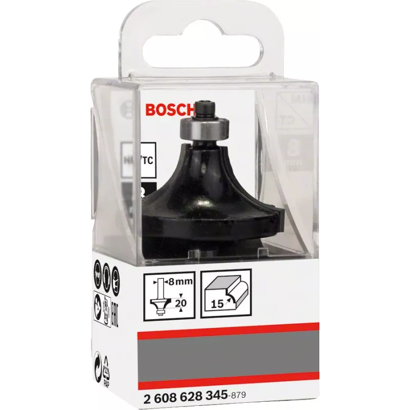 Bosch 2 608 628 345 frēzes uzgalis noapaļošanas uzgalis 1 gab.