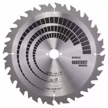 Zāģa asmens ripzāģim Bosch 2 608 640 701 315 mm