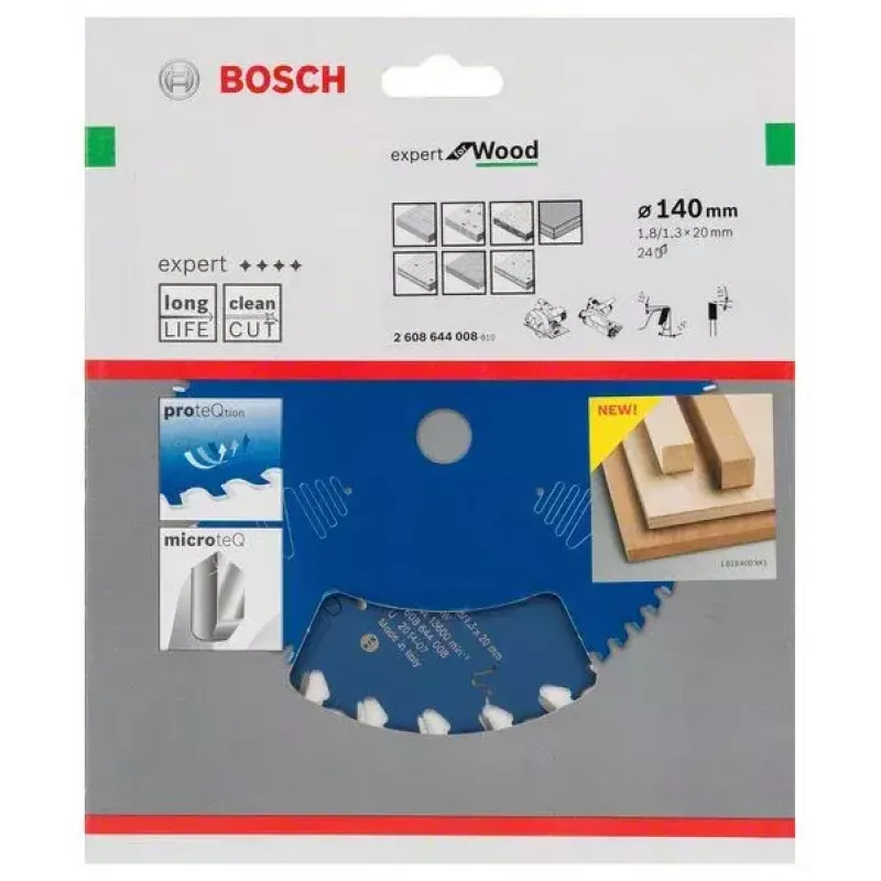 Cirkulārā zāģa asmens Bosch 2 608 644 008 14 cm 13600 RPM