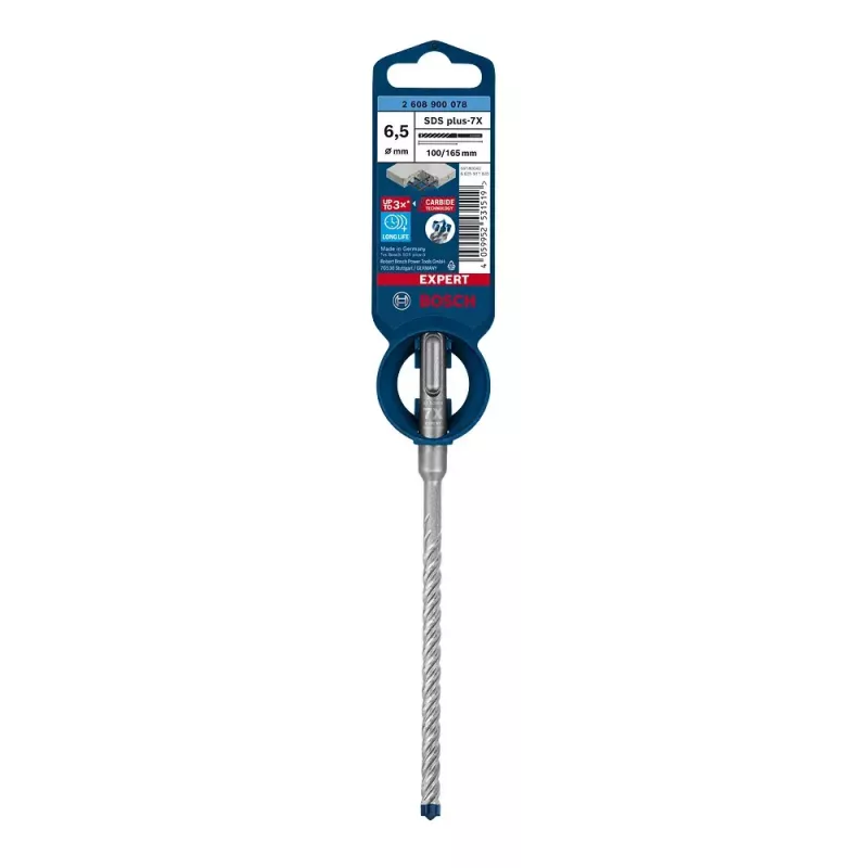 Urbja uzgalis Bosch SDS plus-7X 6.5mm 165mm