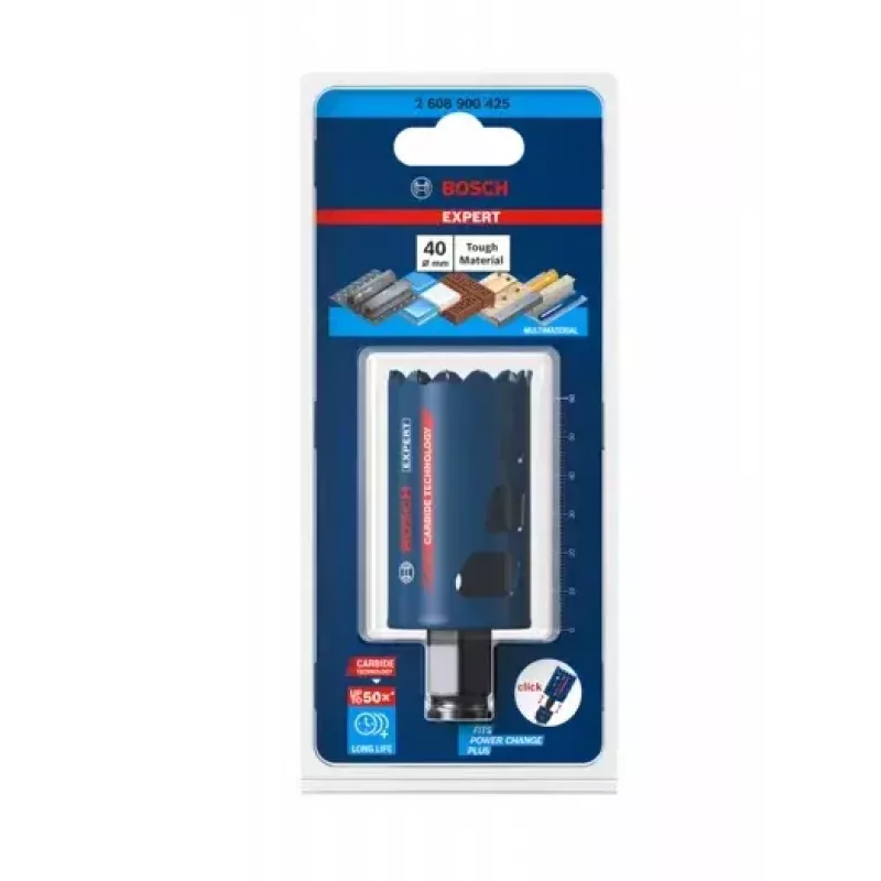 Urbja vainags Bosch 2 608 900 425 4 cm ķieģelim, plastmasai, kokam
