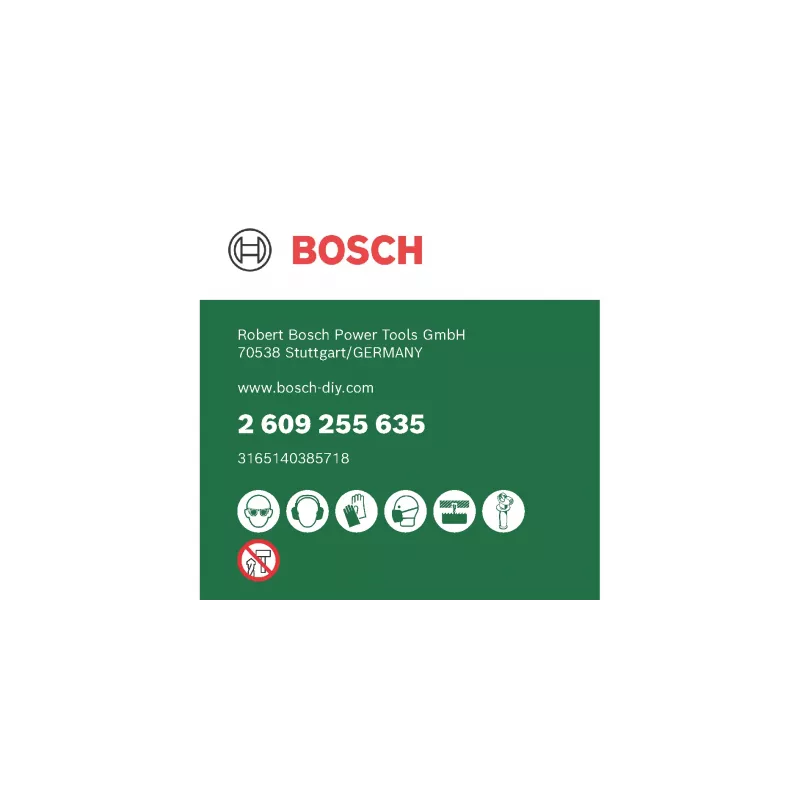 Bosch 2609255635 urbju komplekts, 7 gab.