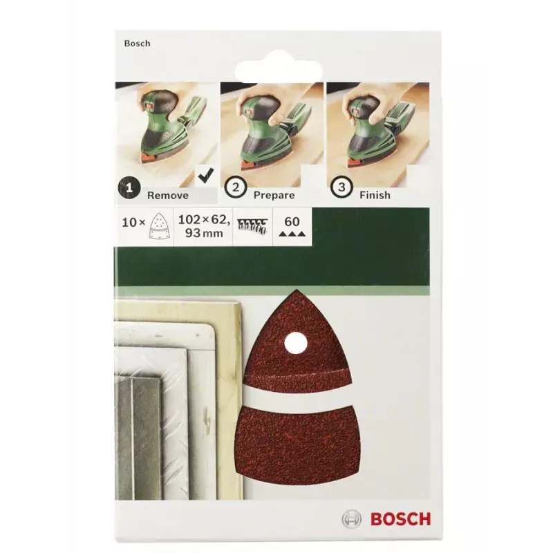 Bosch 2609256A65 Slīpēšanas loksnes 10 gab.