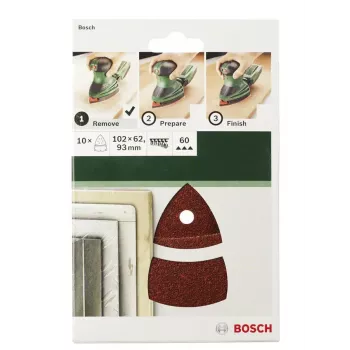 Bosch 2609256A66 10 gab. Slīpēšanas loksnes
