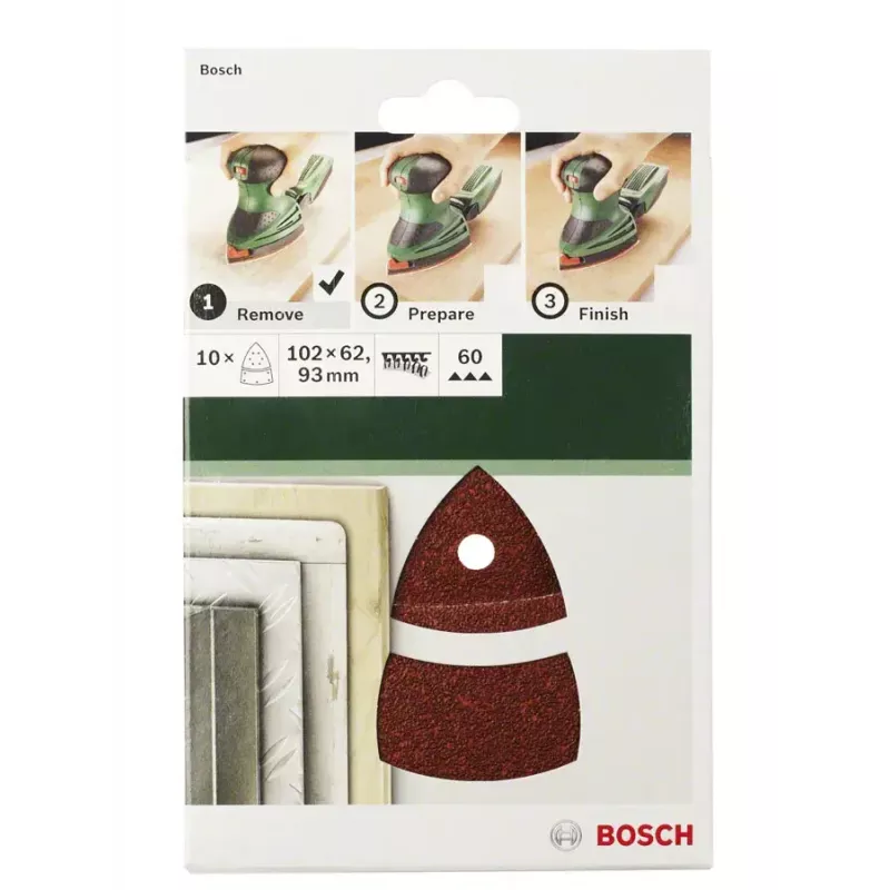 Bosch 2609256A66 10 gab. Slīpēšanas loksnes