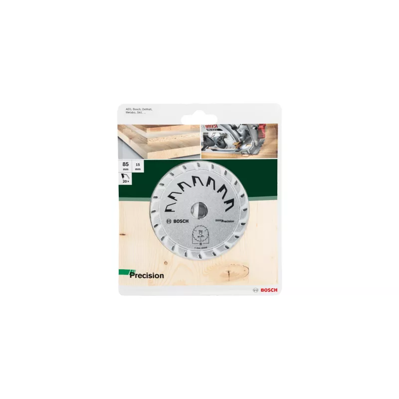 Zāģa asmens ripzāģim Bosch 85 x 15 mm 2609256D81 koka griešanai