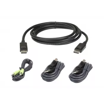 ATEN 2L-7D02UDPX4 DisplayPort KVM vadu komplekts