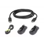 ATEN DisplayPort drošais KVM kabelis; 1,8 m USB DisplayPort