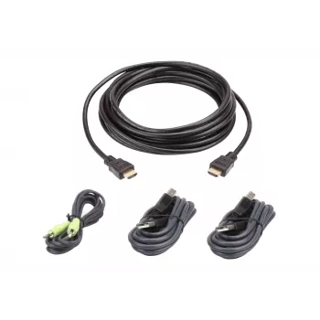 ATEN 2L-7D03UHX4 USB HDMI Secure KVM kabeļu komplekts, 3 m