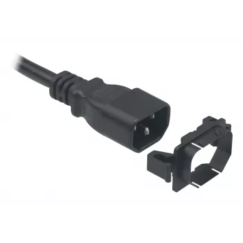 ATEN C14 Smart-Lock spraudņa savienotājs, melns, 1 gab.