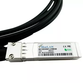 BlueOptics 330-3968-BL InfiniBand optiskā šķiedras kabelis 5 m SFP+ vīriešu/vīriešu