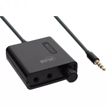 InLine Bass Boosting Dual Output austiņu pastiprinātājs 33057I