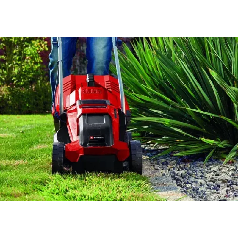 Einhell GE-CM 18/32 Li-Solo Battery zāles pļāvējs, melns/sarkans
