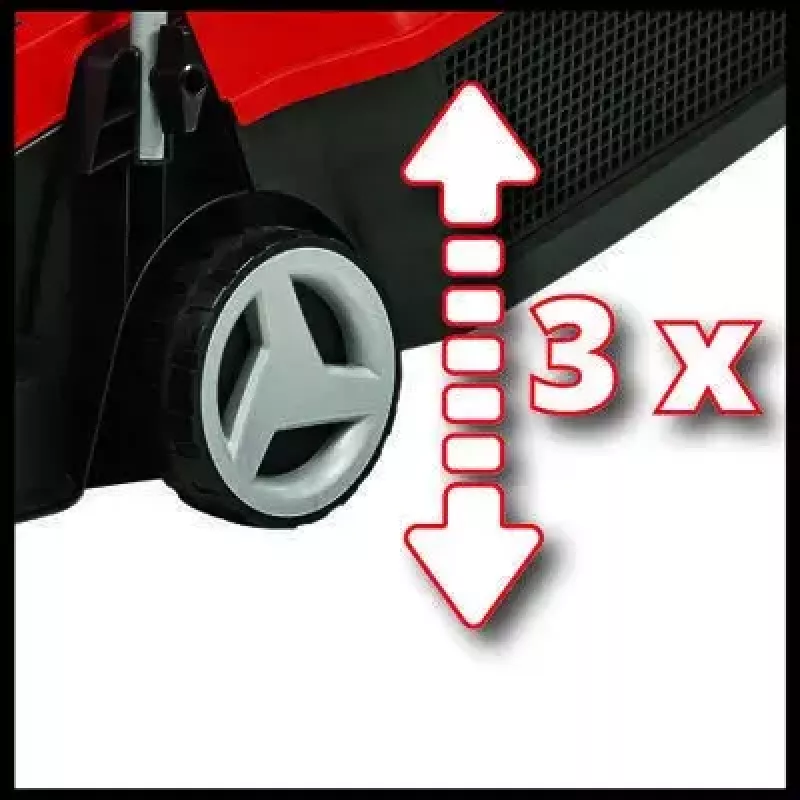 Einhell GE-CM 18/32 Li-Solo Battery zāles pļāvējs, melns/sarkans