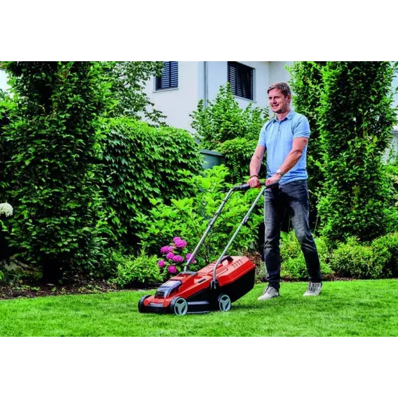 Einhell GE-CM 18/32 Li-Solo Battery zāles pļāvējs, melns/sarkans