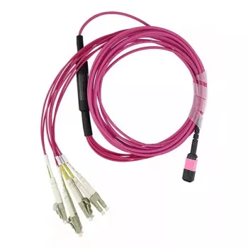 MPO-4xLC Multimode OM4 Patch Cable BlueOptics Alcatel-Nokia 3HE13896AA-7.5 7,5m LC/APC