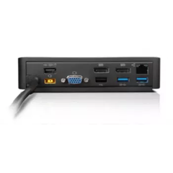 Lenovo OneLink+ Doks 40A40090EU, USB 3.2 Gen 1, melns, Ethernet 1000 Mbit/s