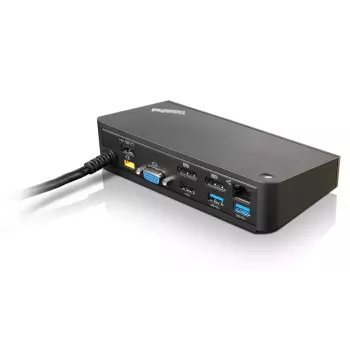 Lenovo OneLink+ Doks 40A40090EU, USB 3.2 Gen 1, melns, Ethernet 1000 Mbit/s