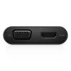 USB-C Hubs DELL USB-C - HDMI / VGA / Ethernet / USB 3.0 Melns