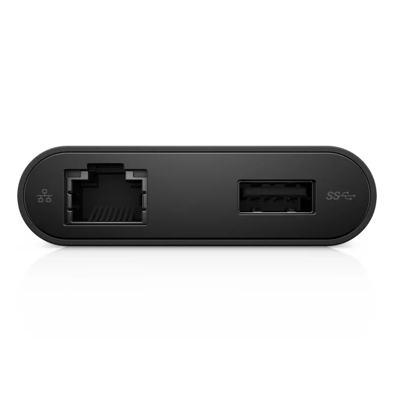 USB-C Hubs DELL USB-C - HDMI / VGA / Ethernet / USB 3.0 Melns