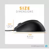 Pele HP USB Fingerprint Mouse USB Type-A