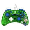 PDP Rock Candy: Luigi Lime — vadu spēļu kontrolieris Nintendo Switch, Switch Lite, Switch OLED, zils/zaļš/caurspīdīgs