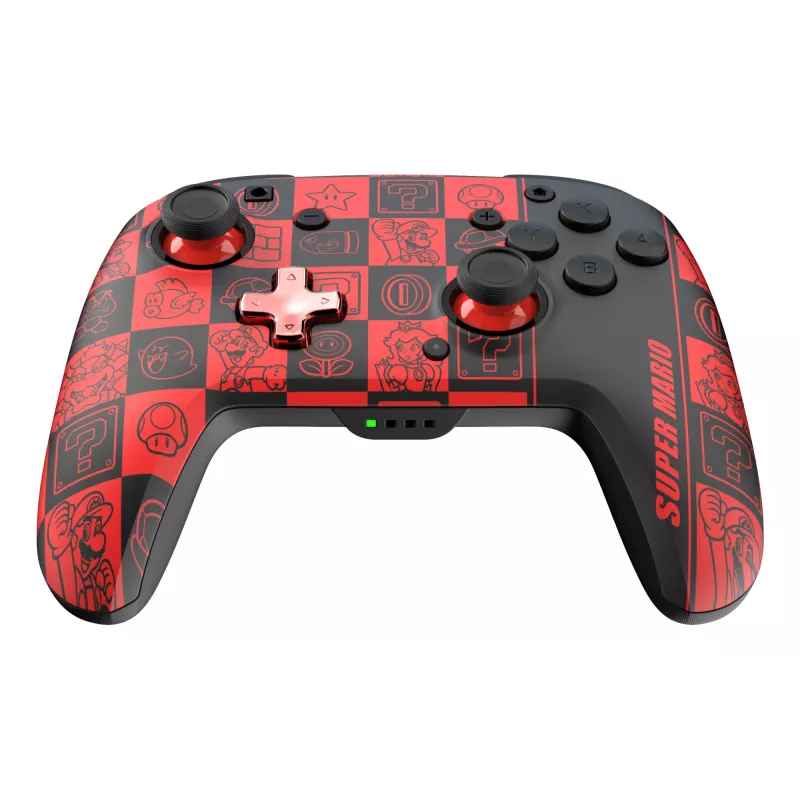 PDP REMATCH GLOW Black, Green, Red spēļu kontrolieris Nintendo Switch, Nintendo Switch OLED