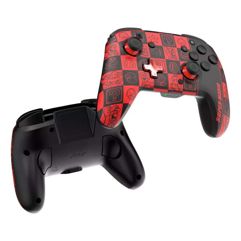 PDP REMATCH GLOW Black, Green, Red spēļu kontrolieris Nintendo Switch, Nintendo Switch OLED
