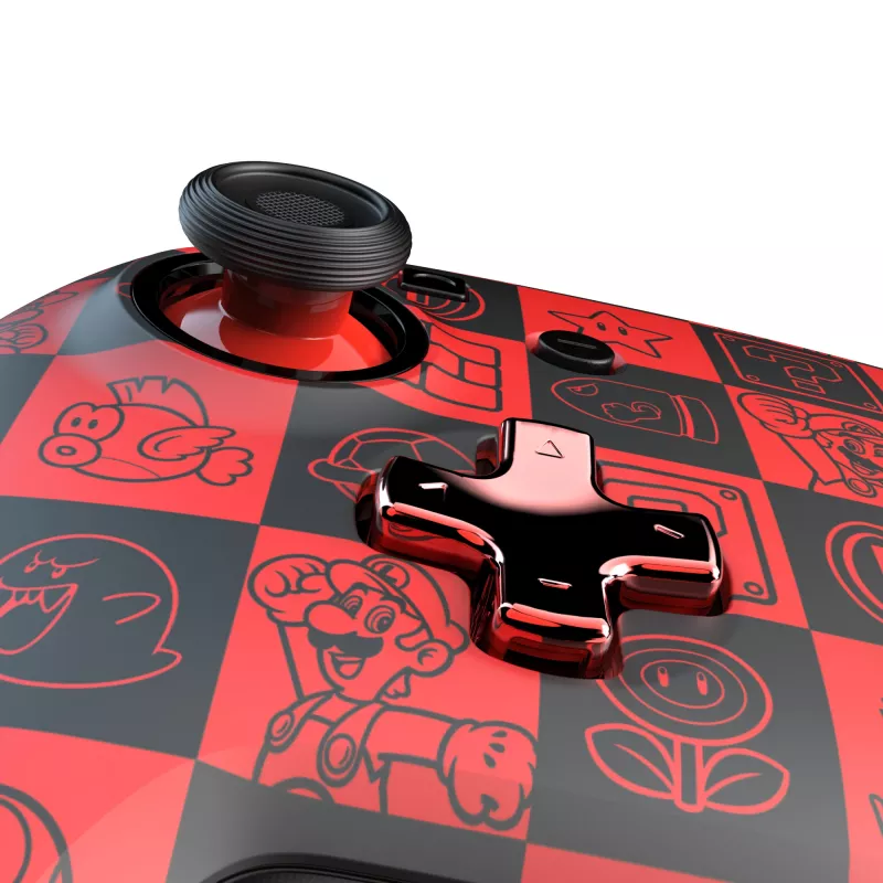 PDP REMATCH GLOW Black, Green, Red spēļu kontrolieris Nintendo Switch, Nintendo Switch OLED