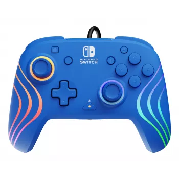 PDP Afterglow Wave Blue USB vadu spēļu kontrolieris Nintendo Switch, Nintendo Switch OLED