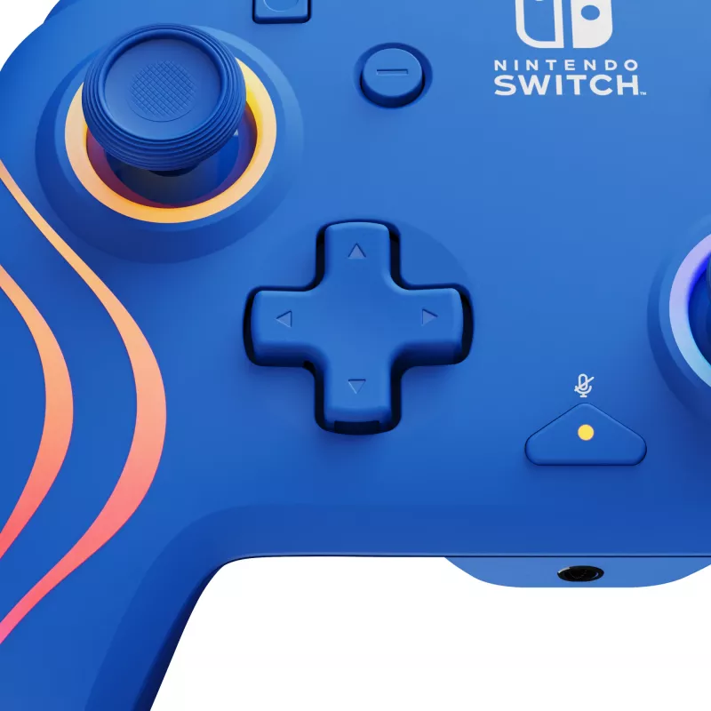 PDP Afterglow Wave Blue USB vadu spēļu kontrolieris Nintendo Switch, Nintendo Switch OLED