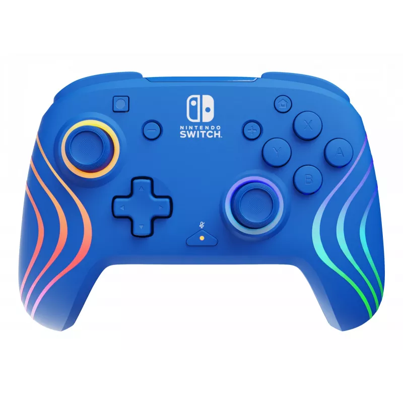 PDP Afterglow Wave Blue USB vadu spēļu kontrolieris Nintendo Switch, Nintendo Switch OLED