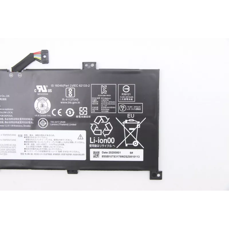 Iekšējais litija-jona akumulators Lenovo 46Wh modelis 5B10W13935