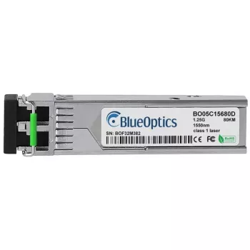 Optiskās šķiedras SFP raiduztvērējs BlueOptics 740-031468-BO 80000 m Alumīnijs