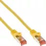 InLine Patch Kabelis S/FTP PiMF Cat.6 250MHz PVC CCA dzeltens 0.5m