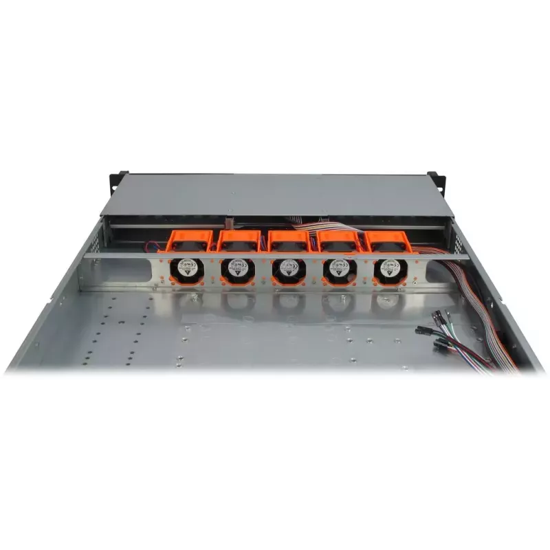Servera korpuss Inter-Tech 1U-10265 Rack Melns