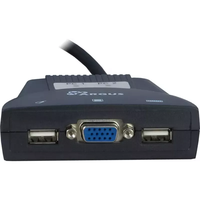 KVM slēdzis Inter-Tech KVM-LS-21JA Melns