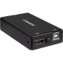 INTER-TECH KT-150H KVM saskarnes adapteris RJ-45 (saimnieks) uz HDMI izeju, vadu, maks. 1980×1080, metāls, melns