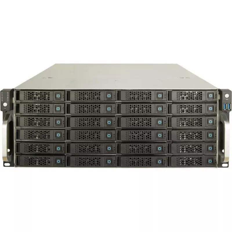 HDD korpuss Inter-Tech 4U-4724 Pelēks 2.5/3.5 collu