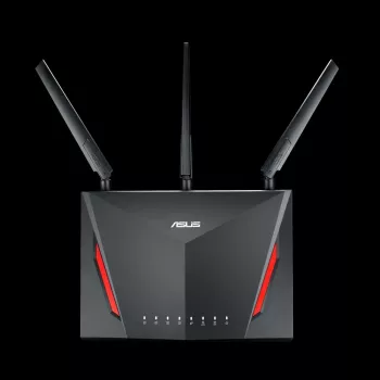 Galda bezvadu maršrutētājs ASUS RT-AC2900, Divjoslu 2.4/5 GHz, Wi‑Fi 5 (802.11ac), 2917 Mbps, Gigabit Ethernet, 4 LAN porti, USB, 4 antenas