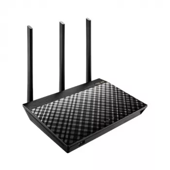 ASUS RT-AC1900U bezvadu maršrutētājs Gigabit Ethernet divjoslu (2.4 GHz / 5 GHz) Melns