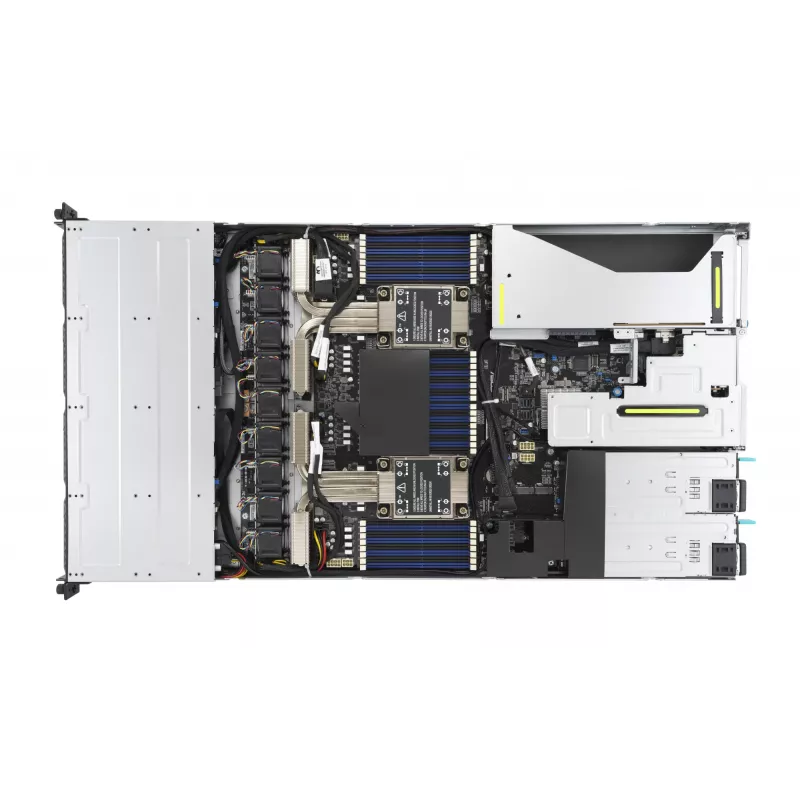 ASUS RS700-E10-RS4U Rack Server Intel C621A LGA 4189 1U Sudrabs