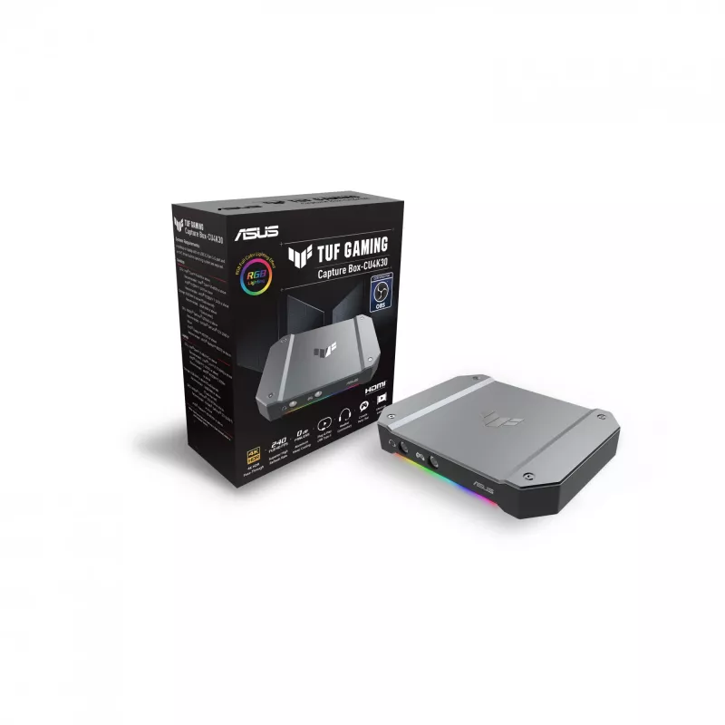 ASUS TUF Gaming Capture Box CU4K30 video uztveršanas ierīce USB 3.2 Gen 1