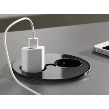 Bachmann Twist 2 m 2 kontaktligzdas 2 AC kontaktligzdas Iekštelpu Melns