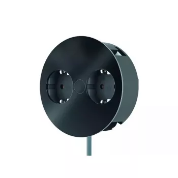Bachmann Twist 2 m 2 kontaktligzdas 2 AC kontaktligzdas Iekštelpu Melns