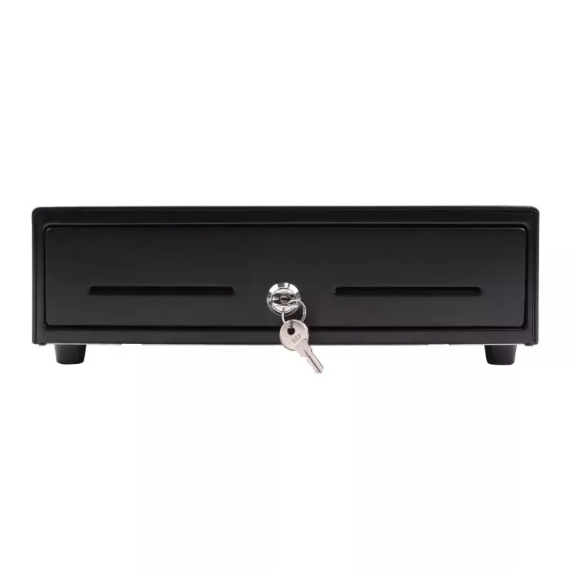 Elektroniskā kases atvilktne Olympia SD 330A, metāla korpuss, 12–14 V, 335×330×104 mm, 2 atslēgas